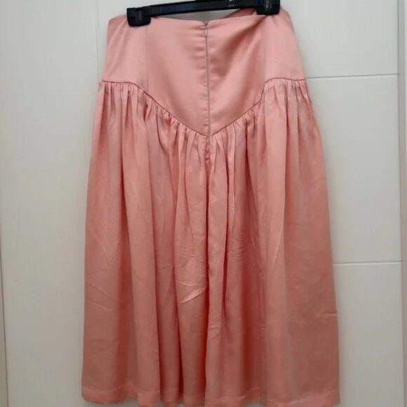 Horses Pink High Waisted V-Skirt - Picture 5 of 6